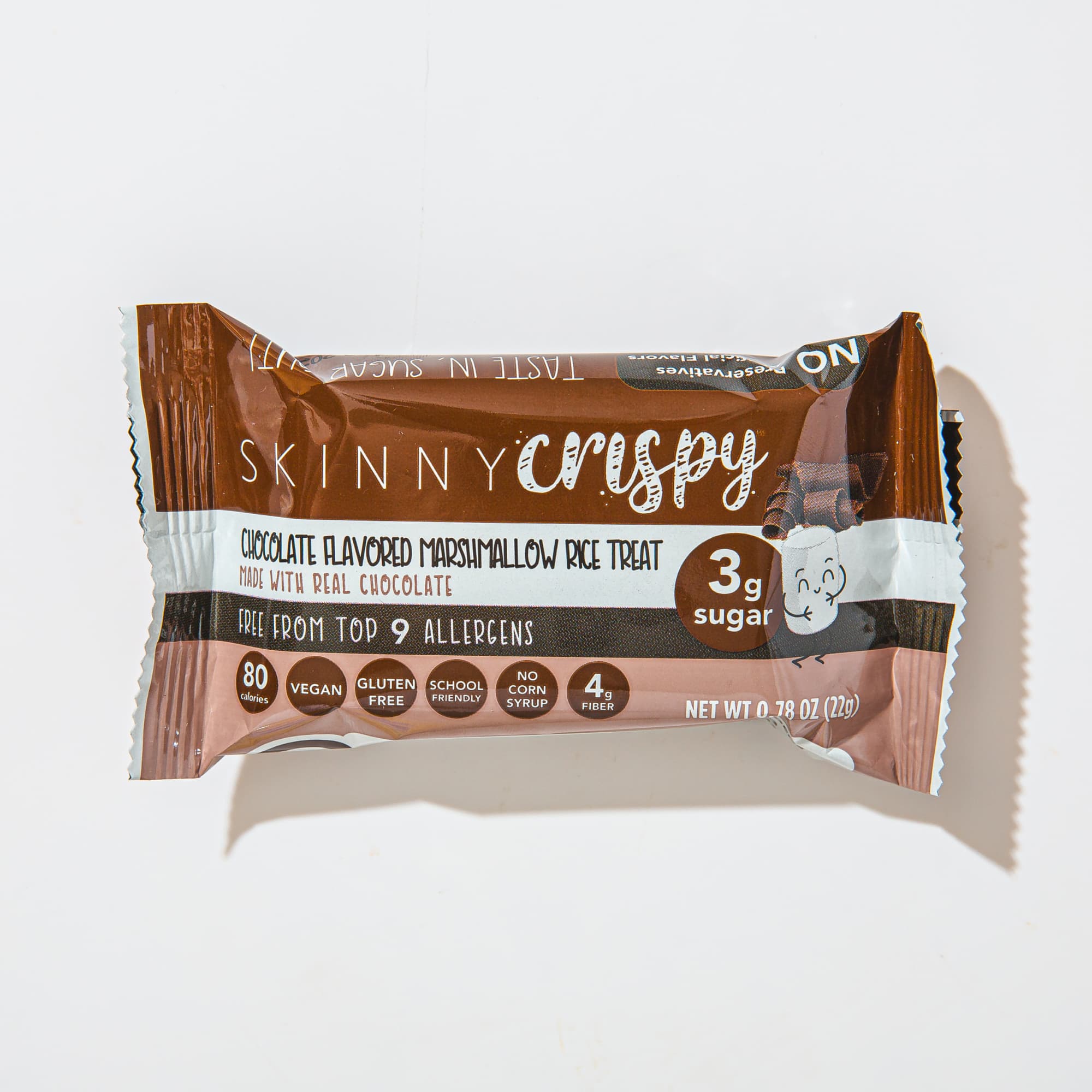 Wrapped Chocolate Skinny Crispy Bar